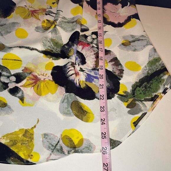 Rachel Rachel Roy Floral Short Sleeve Blouse size Small - Picture 8 of 10